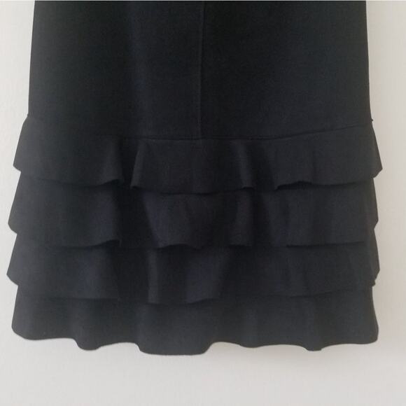 NWOT Bailey 44 -Black Ruffled Dress M - Picture 6 of 11